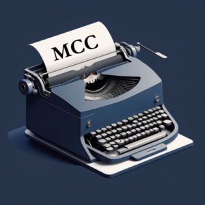 MCC typewriter logo