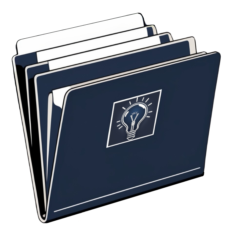 Branded portfolio folder