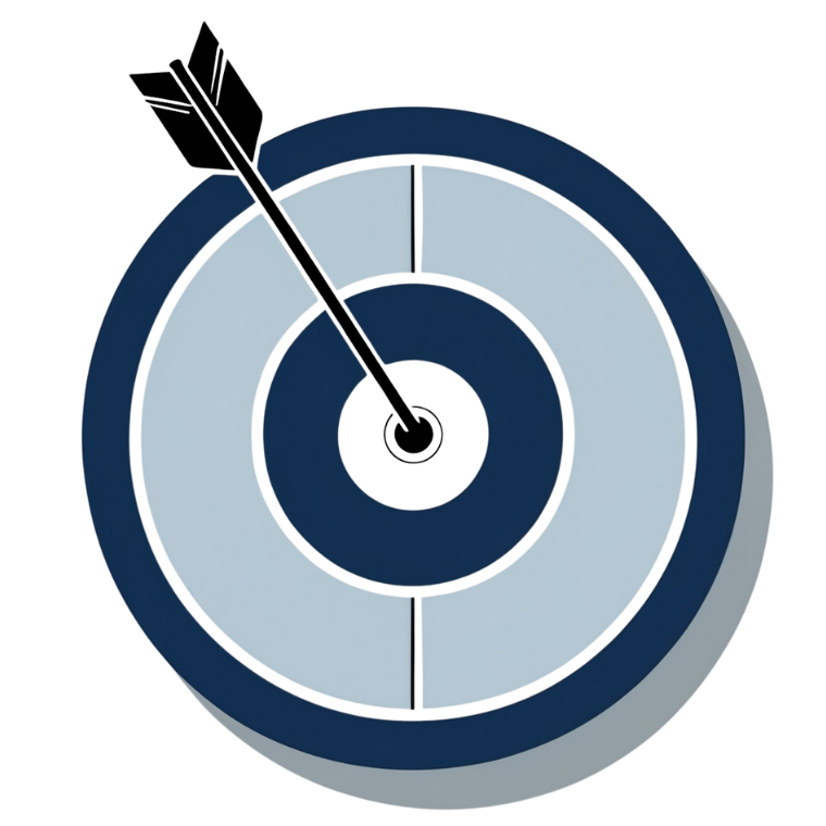 Target with arrow